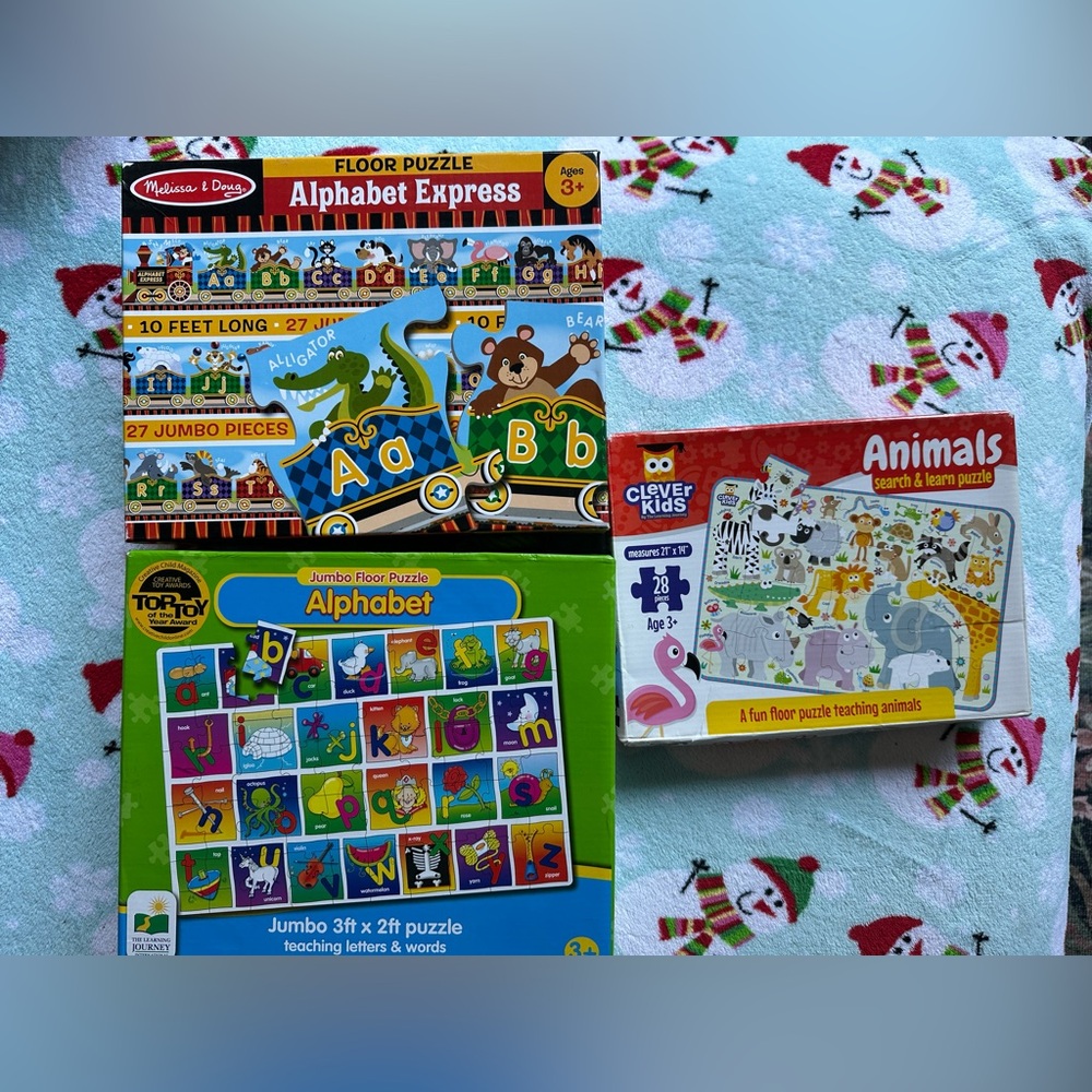 Learning puzzle bundle 3+